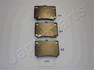 

Колодки Зад.Mitsubishi Montero Sport 99=> Japanparts pp592af