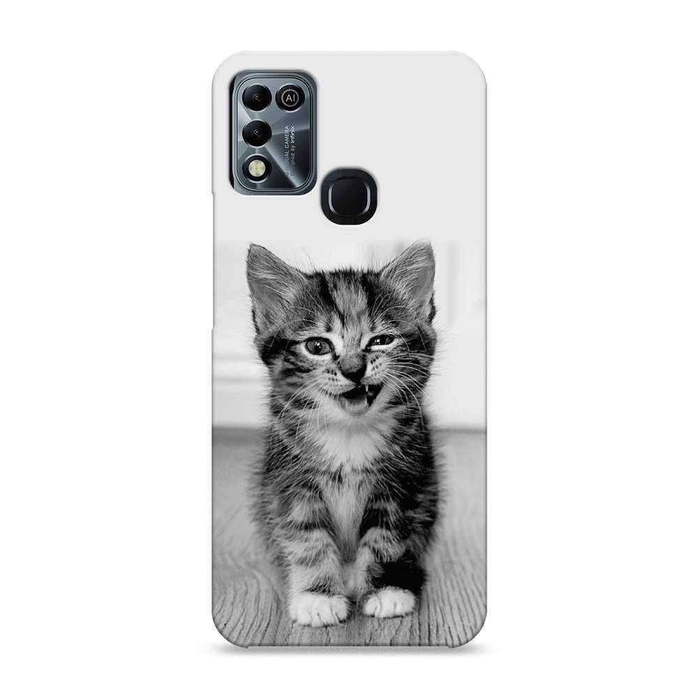 

Пластиковый чехол "Подмигивающий котенок" на Infinix HOT 10 Play, 3100620-1