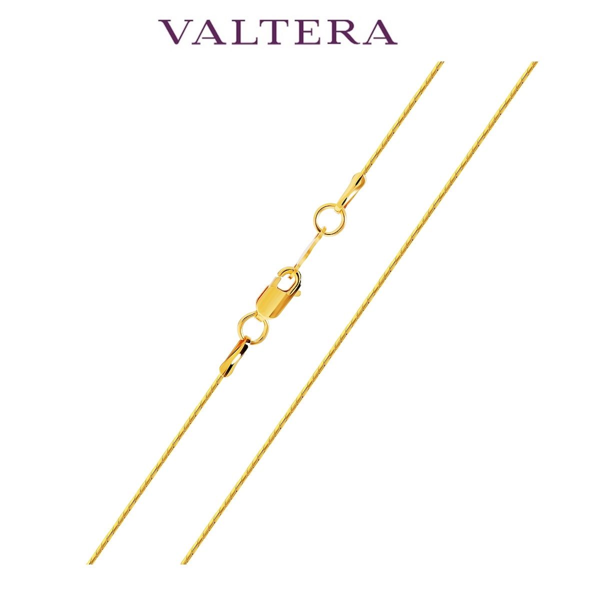 Цепочка из серебра 40 см VALTERA 116595