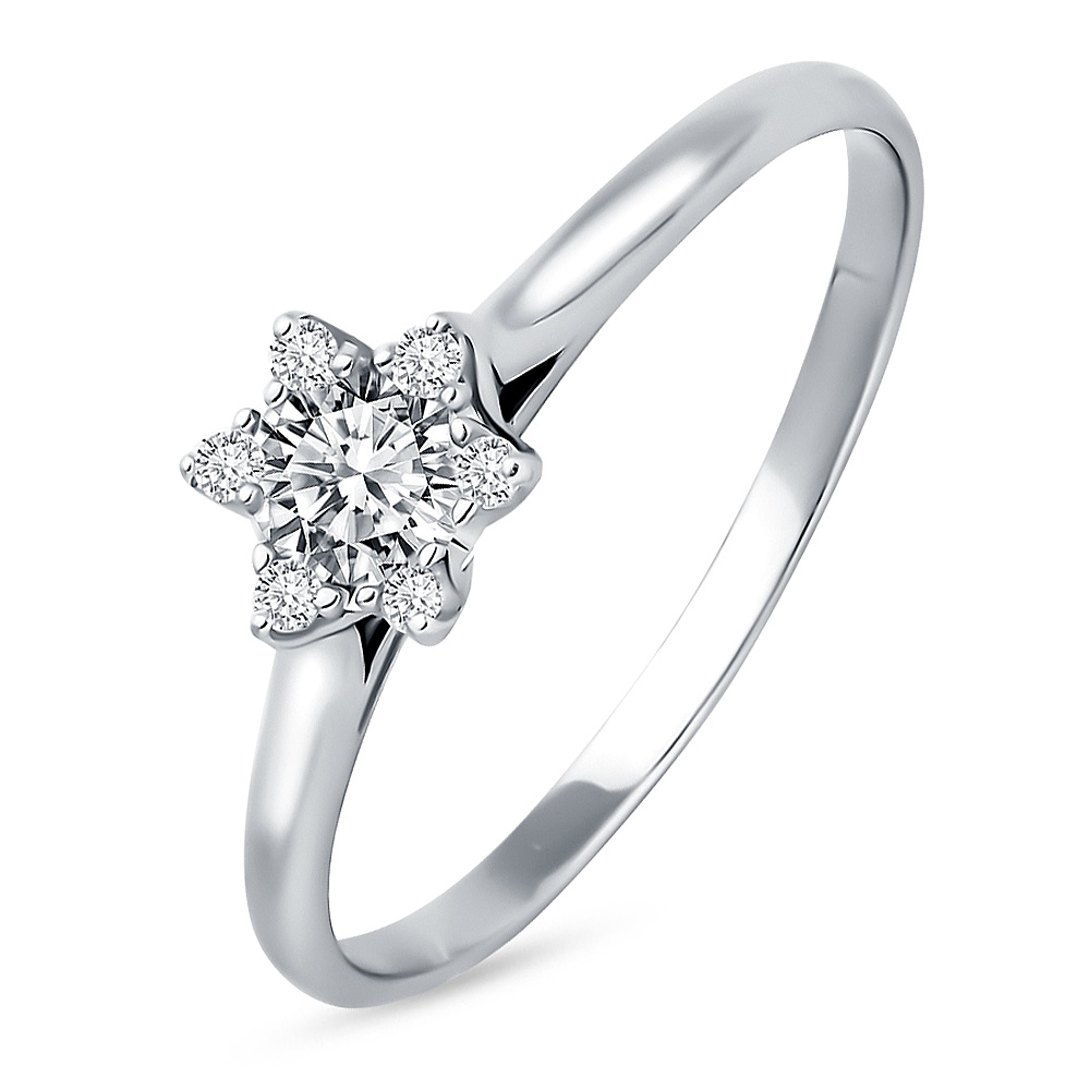 

Кольцо из серебра с фианитом р. , 585Gold 701013132, 701013132