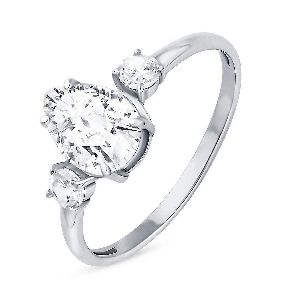 

Кольцо из серебра с фианитом р.  585Gold 701013140, 701013140