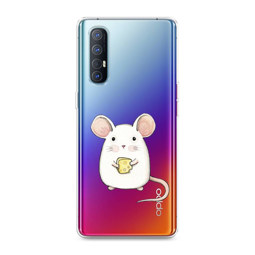 

Чехол Awog на Oppo Reno 3 Pro "Мышка", Разноцветный, 252550-1