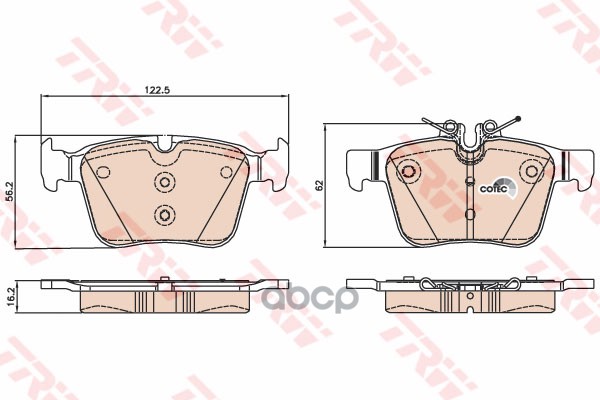 

Колодки Дисковые Задние Mb W205 All 13> TRW/Lucas gdb2071 Gdb2071