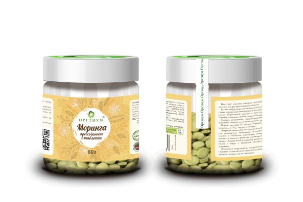 

Моринга прессованная таблетки, 100г, Оргтиум