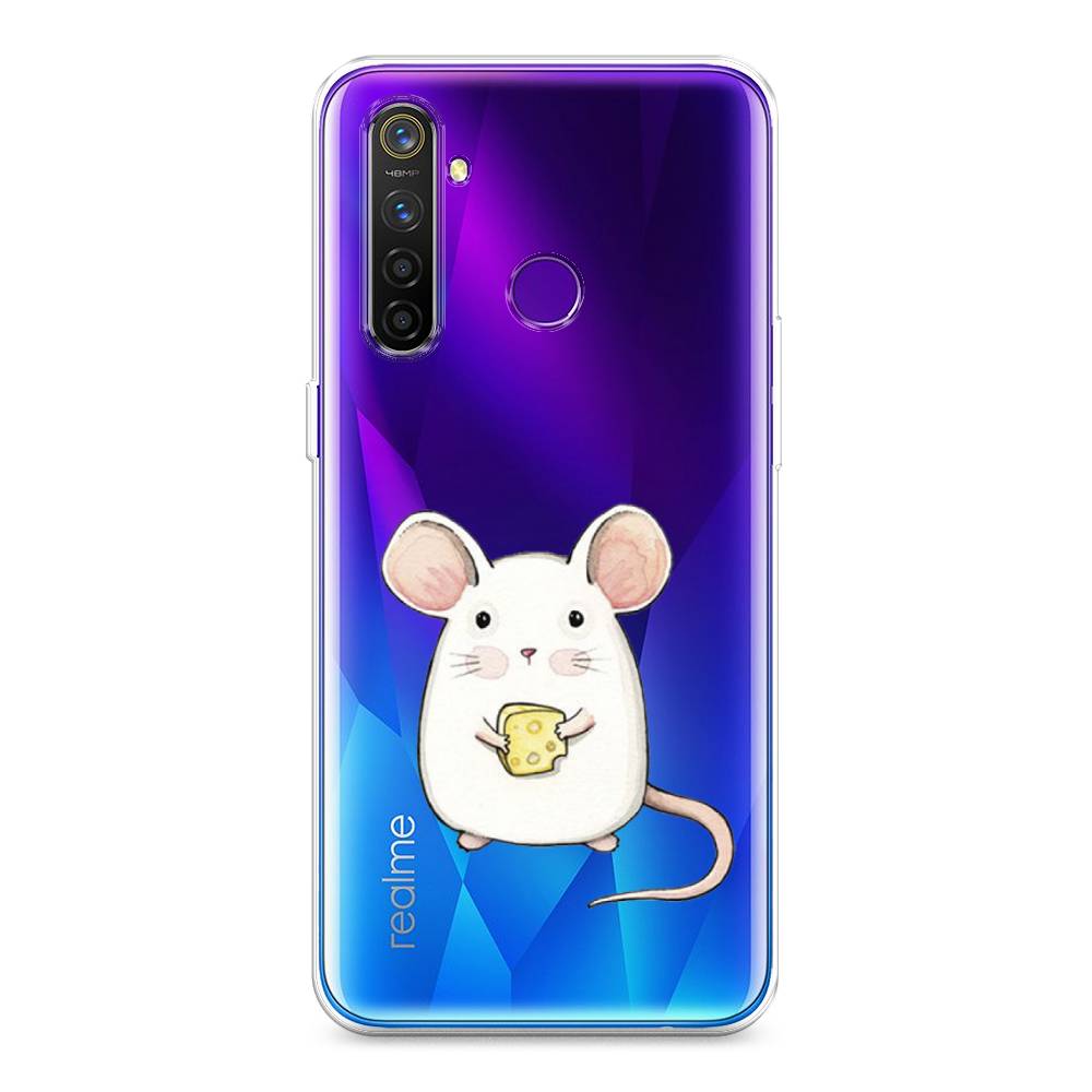 

Чехол Awog на Realme 5 Pro "Мышка", Разноцветный, 251650-1