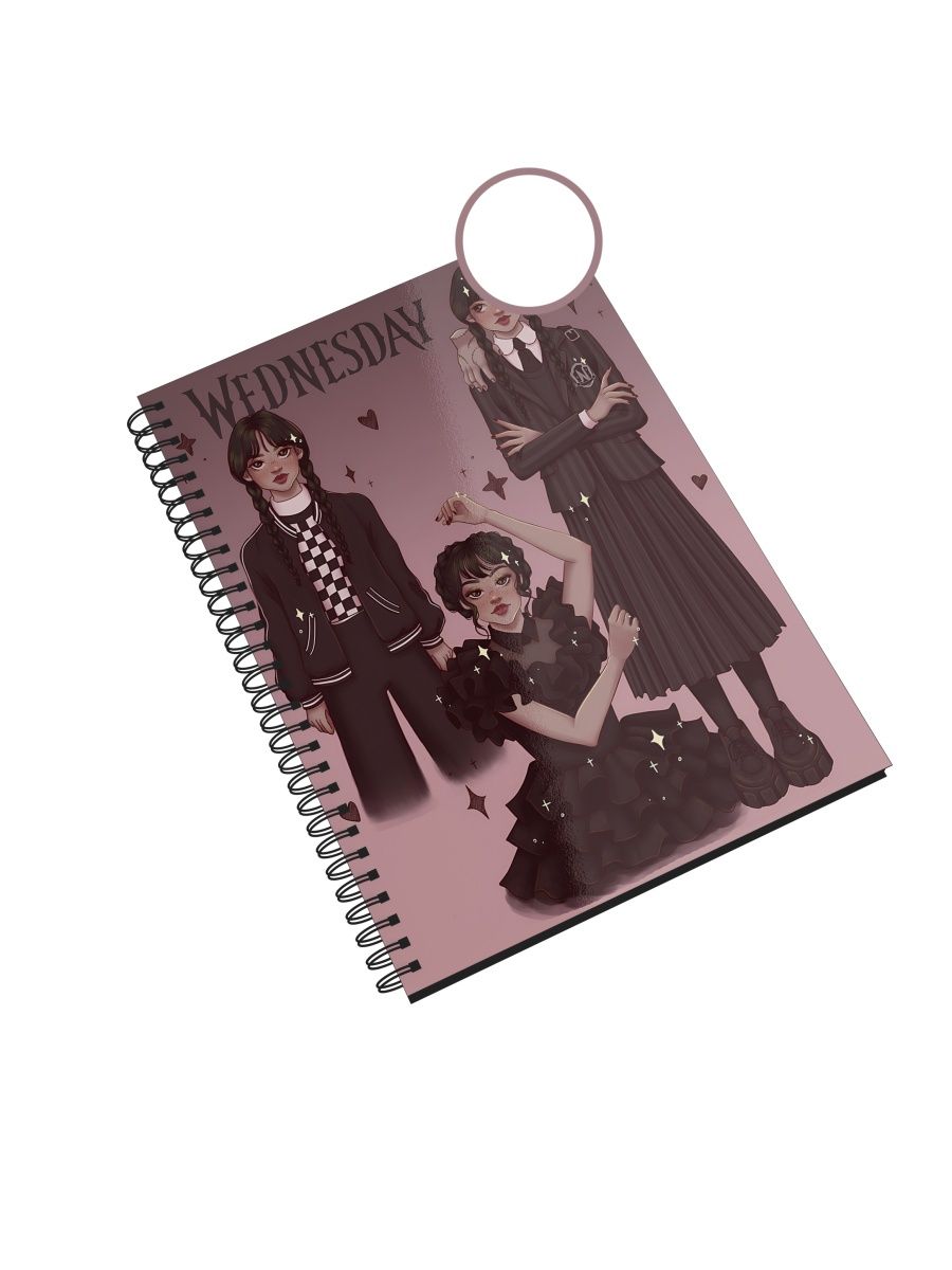 

Блокнот СувенирShop "Wednesday/Уэнсдэй/Венсдей" NP-SRWN10-A5/1 A5 48 листов