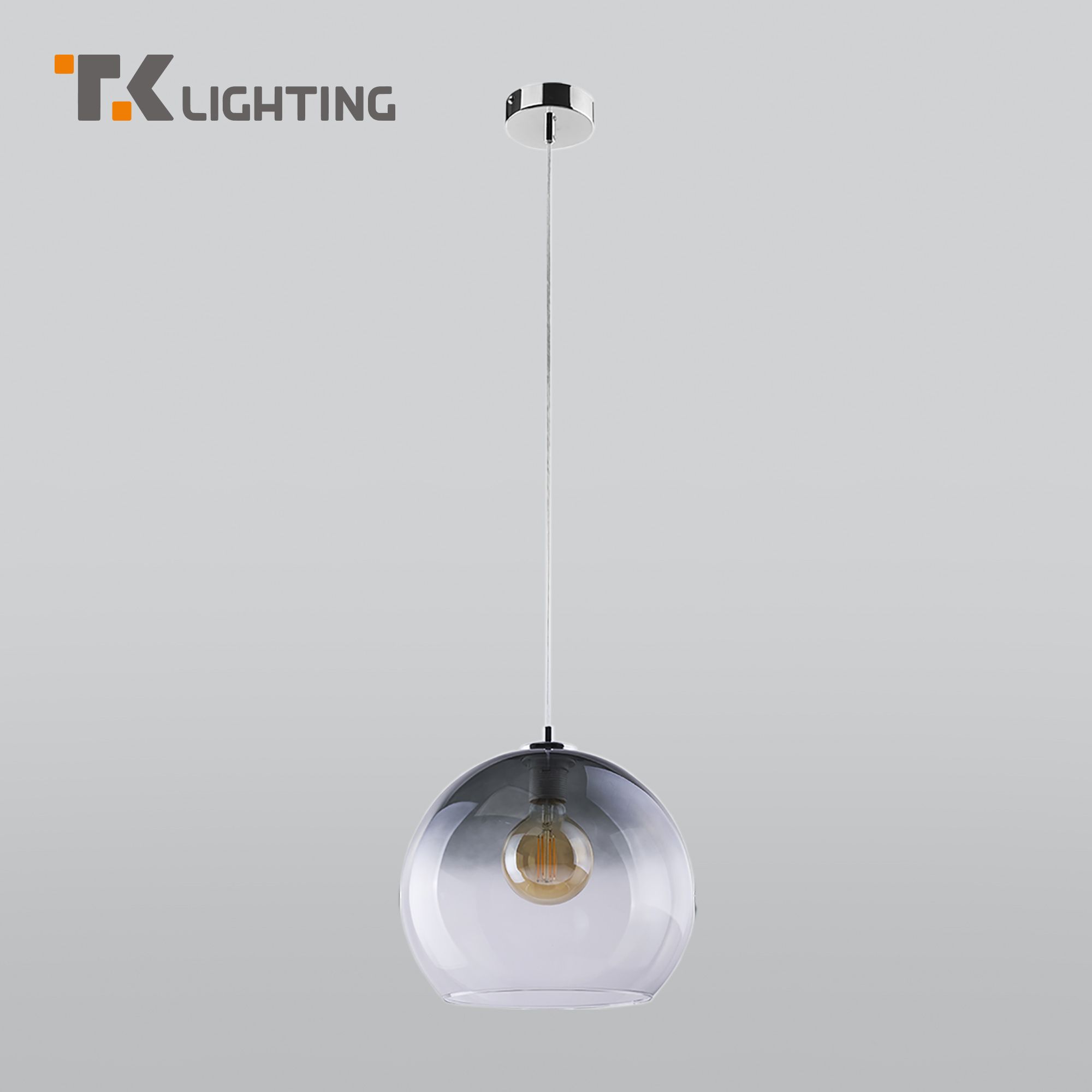 

Подвесной светильник с стеклянным графитовым плафоном TK Lighting 2773 Santino E27