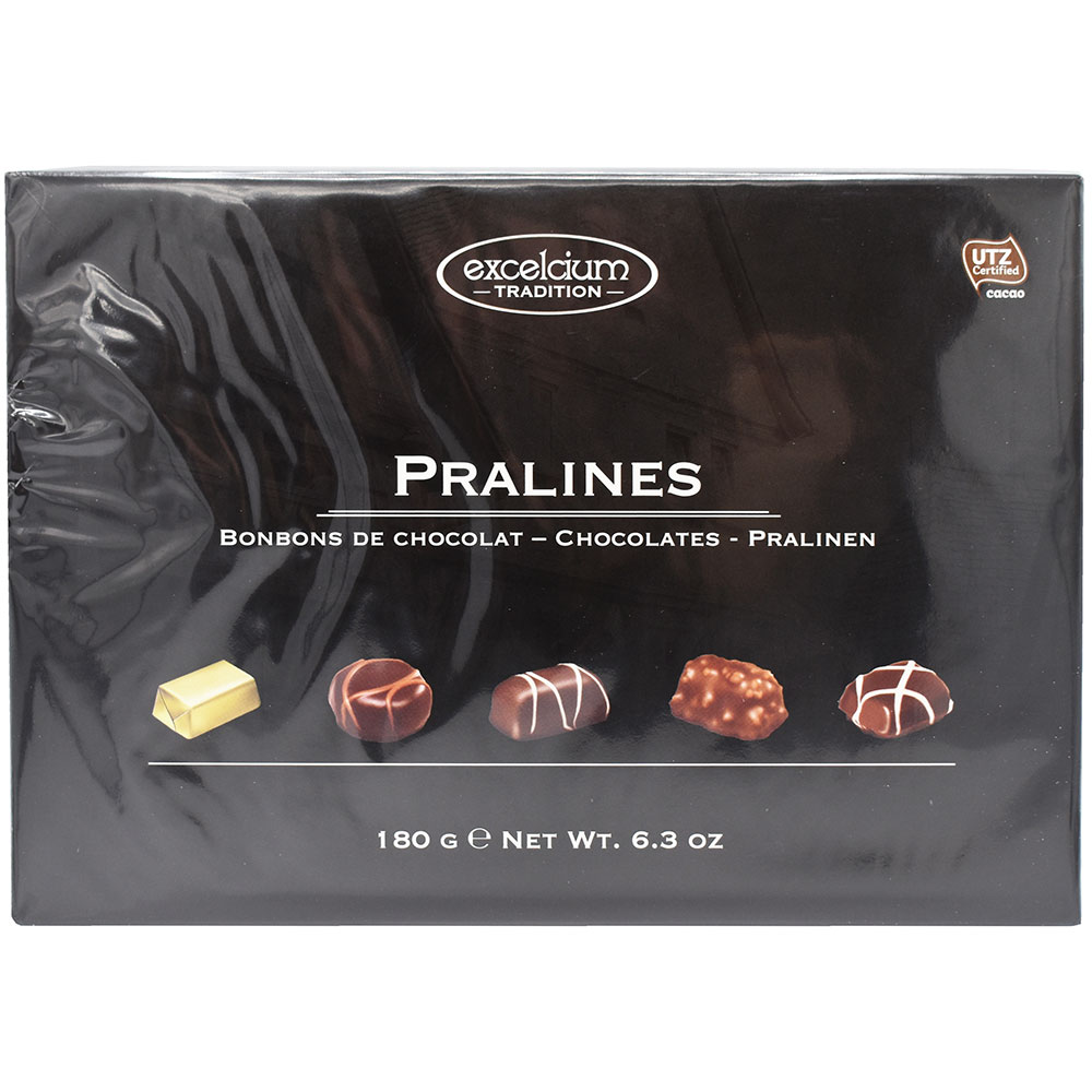 

Конфеты шоколадные Excelcium Tradition Black пралине ассорти 180 г