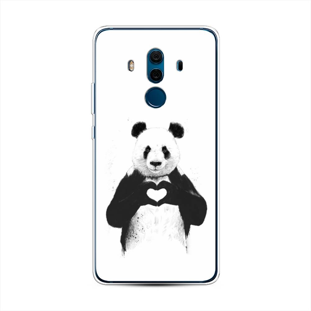 

Чехол Awog на Huawei Mate 10 Pro "Панда love", Разноцветный, 63450-10