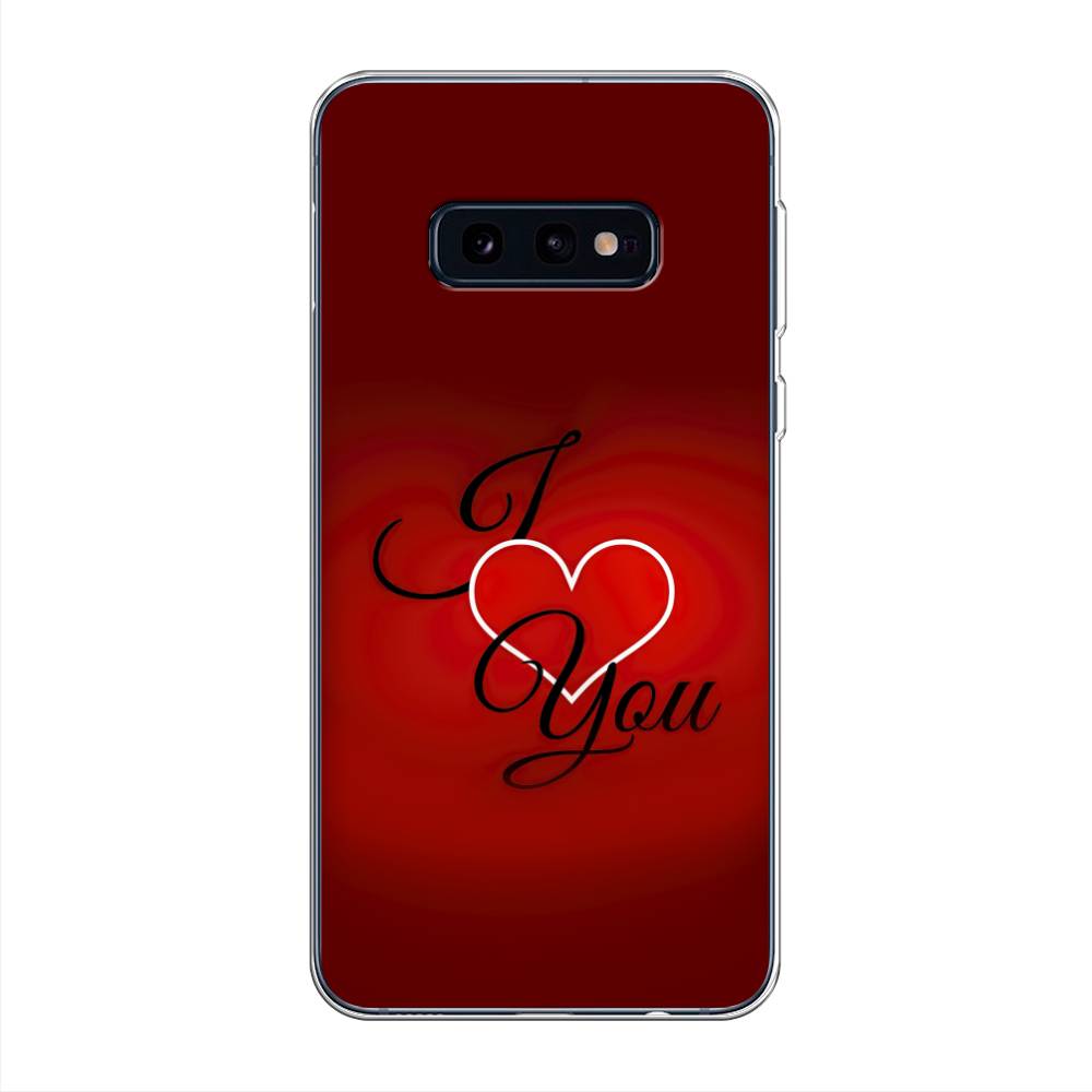 

Чехол Awog на Samsung Galaxy S10E "I love you 3", Разноцветный, 27250-6