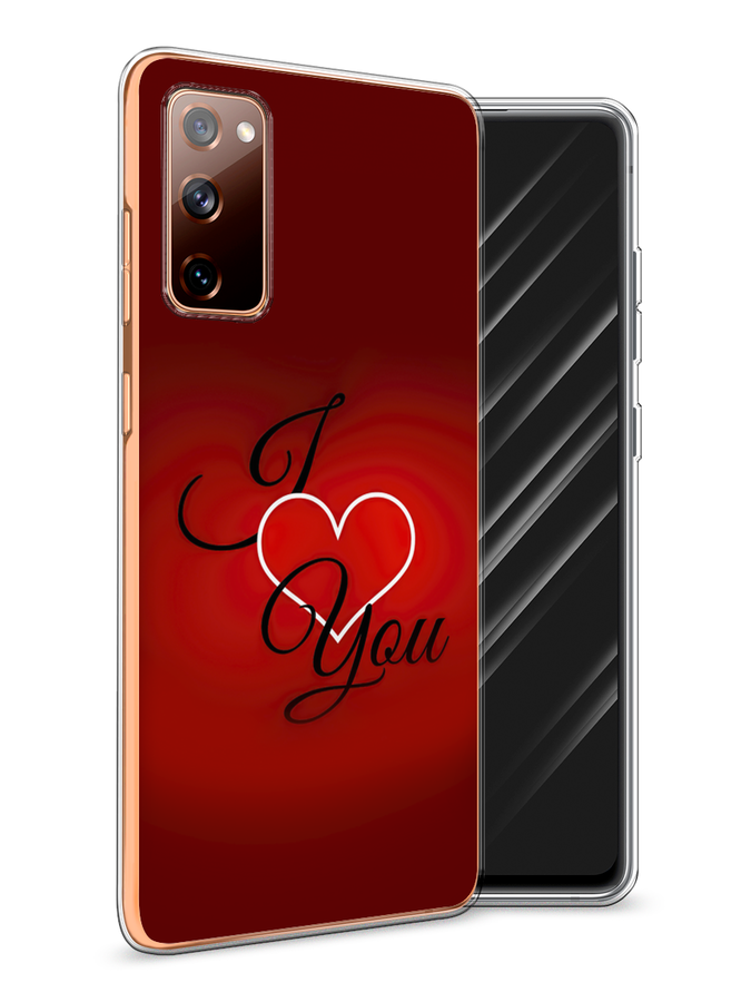 

Чехол Awog на Samsung Galaxy S20 FE / Самсунг S20 FE "I love you 3", Разноцветный, 2101350-6