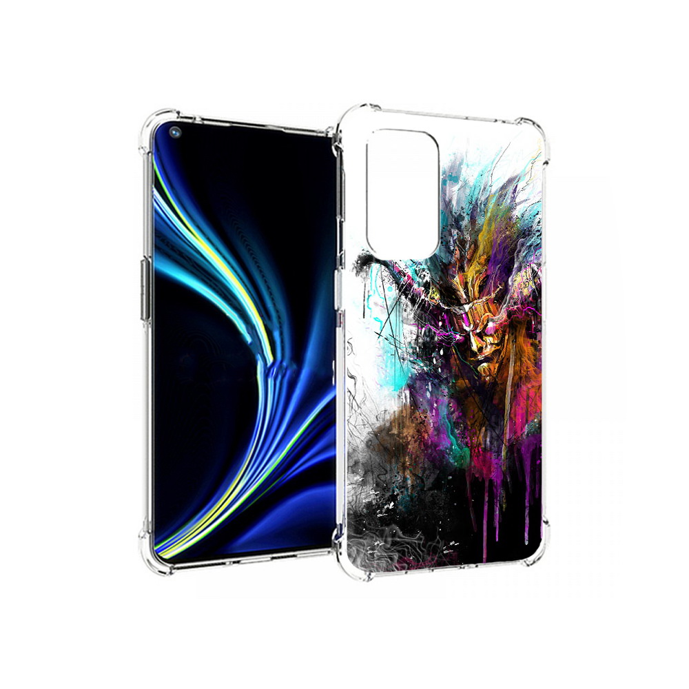 

Чехол MyPads Tocco для OnePlus 9 яркий дьявол (PT159409.128.709), Прозрачный, Tocco