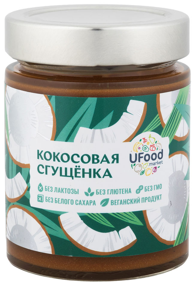 фото Сгущенка ufood market кокосовая 250г