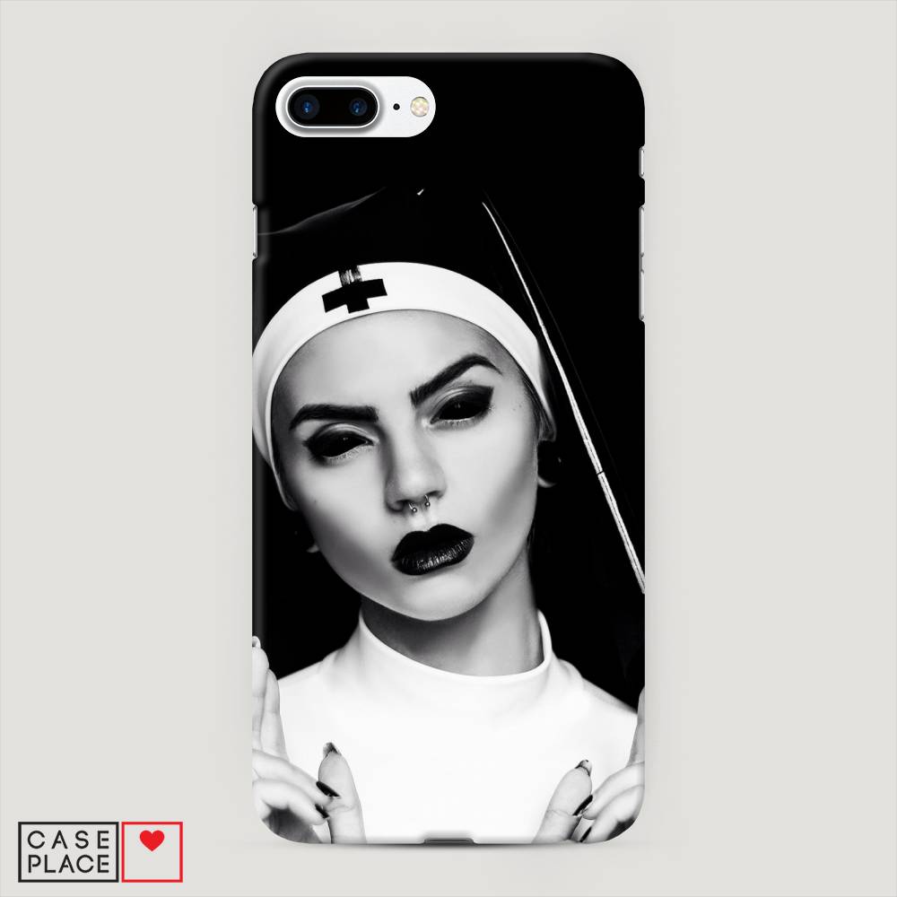 

Пластиковый чехол "Черная монашка" на Apple iPhone 8 Plus, 10920-7
