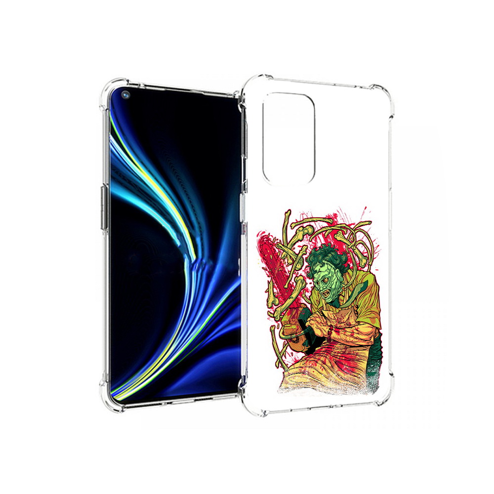 

Чехол MyPads Tocco для OnePlus 9 яркий мясник (PT159409.128.711), Прозрачный, Tocco