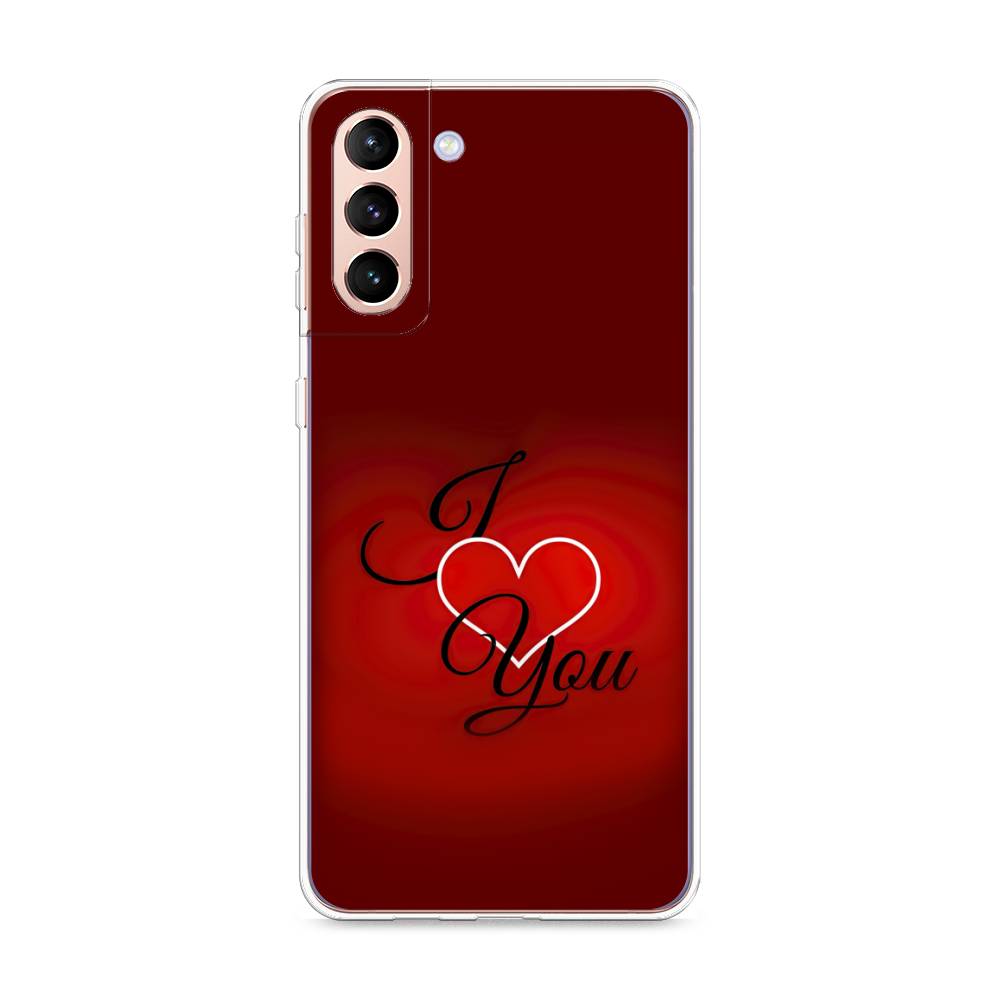 

Чехол Awog на Samsung Galaxy S21 + / Самсунг S21 + "I love you 3", Разноцветный, 2102150-6