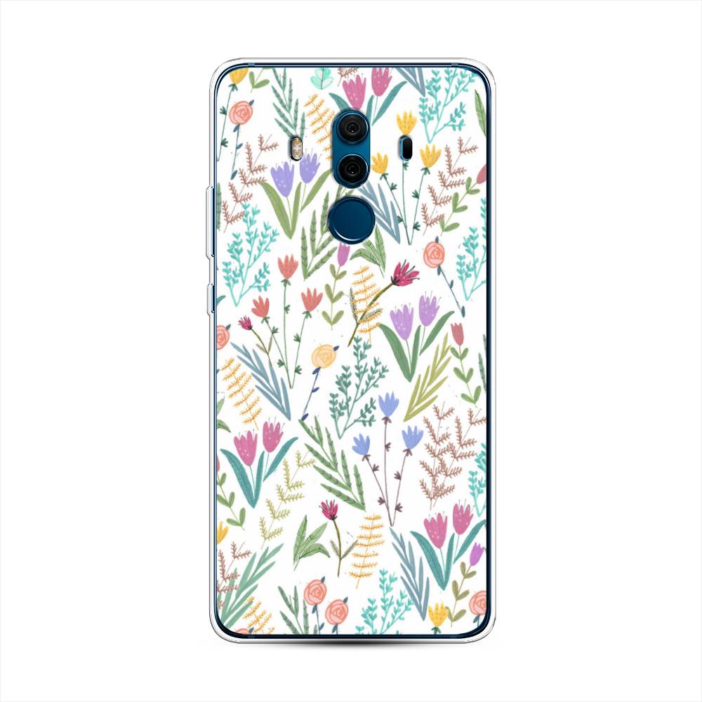 

Чехол Awog на Huawei Mate 10 Pro "Полевые цветы рисунок", Разноцветный, 63450-8