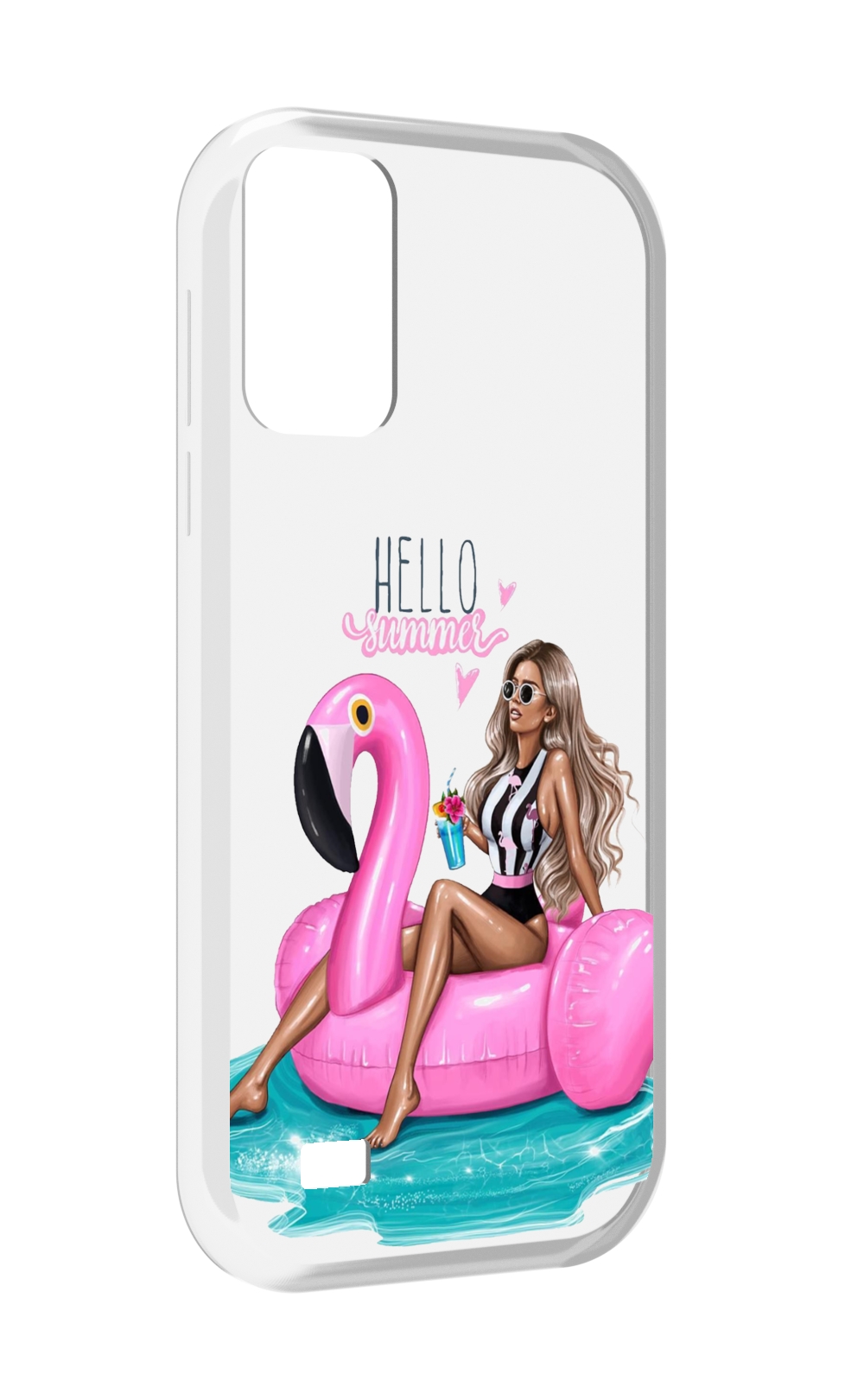 

Чехол MyPads Hello-summer для Oukitel C31, Прозрачный, Tocco