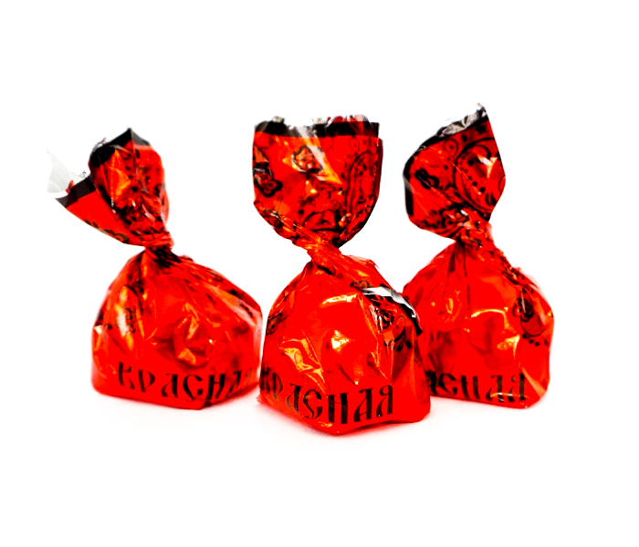 

Конфеты шоколадные Пермская кондитерская фабрика Красная Легкий хруст