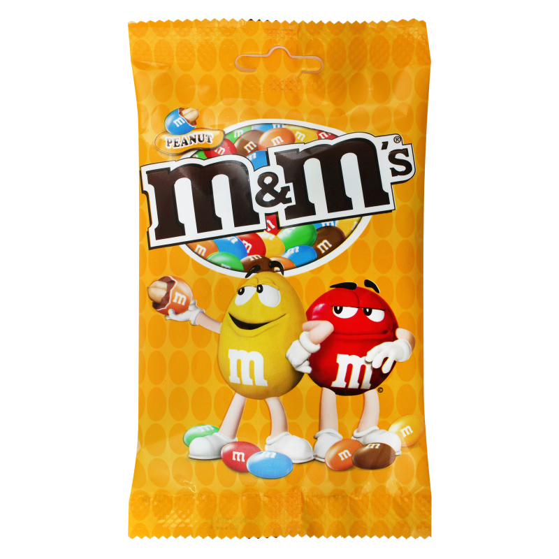 

Драже M&M’s с арахисом и молочным шоколадом покрытые хрустящей глазурью
