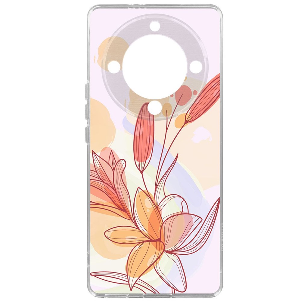 

Чехол-накладка Krutoff Clear Case Фантазия для Honor Magic 5 Lite, Прозрачный