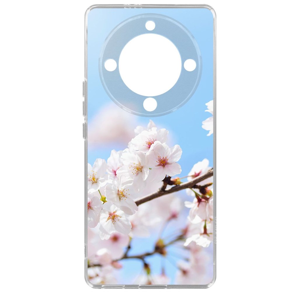 

Чехол-накладка Krutoff Clear Case Цветение для Honor Magic 5 Lite, Прозрачный