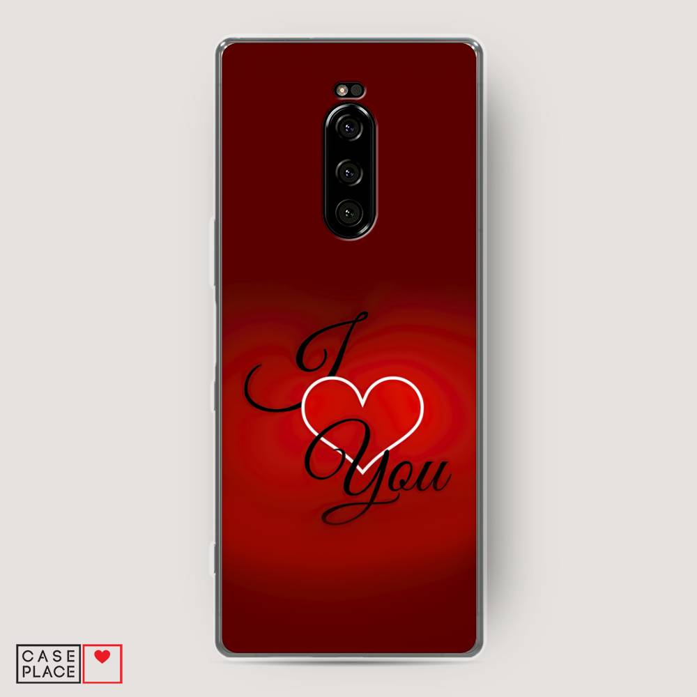 

Чехол Awog на Sony Xperia 1/XZ4 "I love you 3", Разноцветный, 54250-6