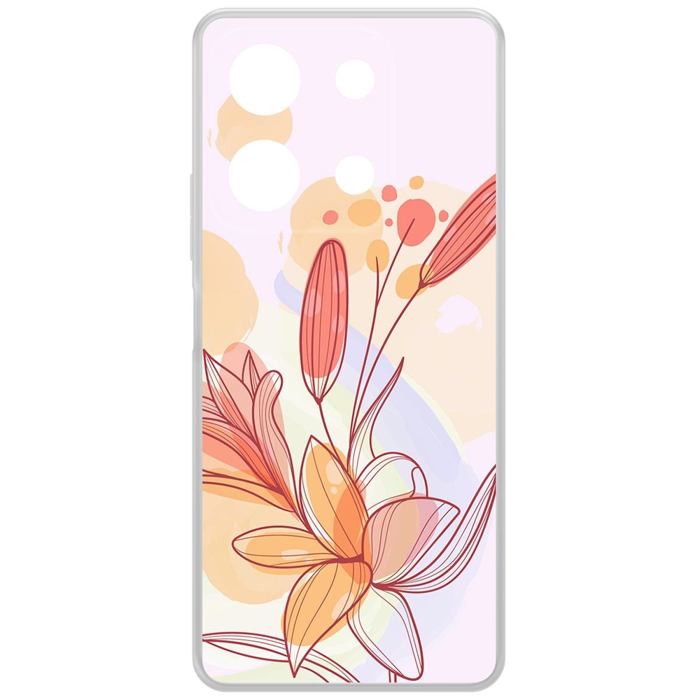 

Чехол-накладка Krutoff Clear Case Фантазия для INFINIX Note 30, Прозрачный
