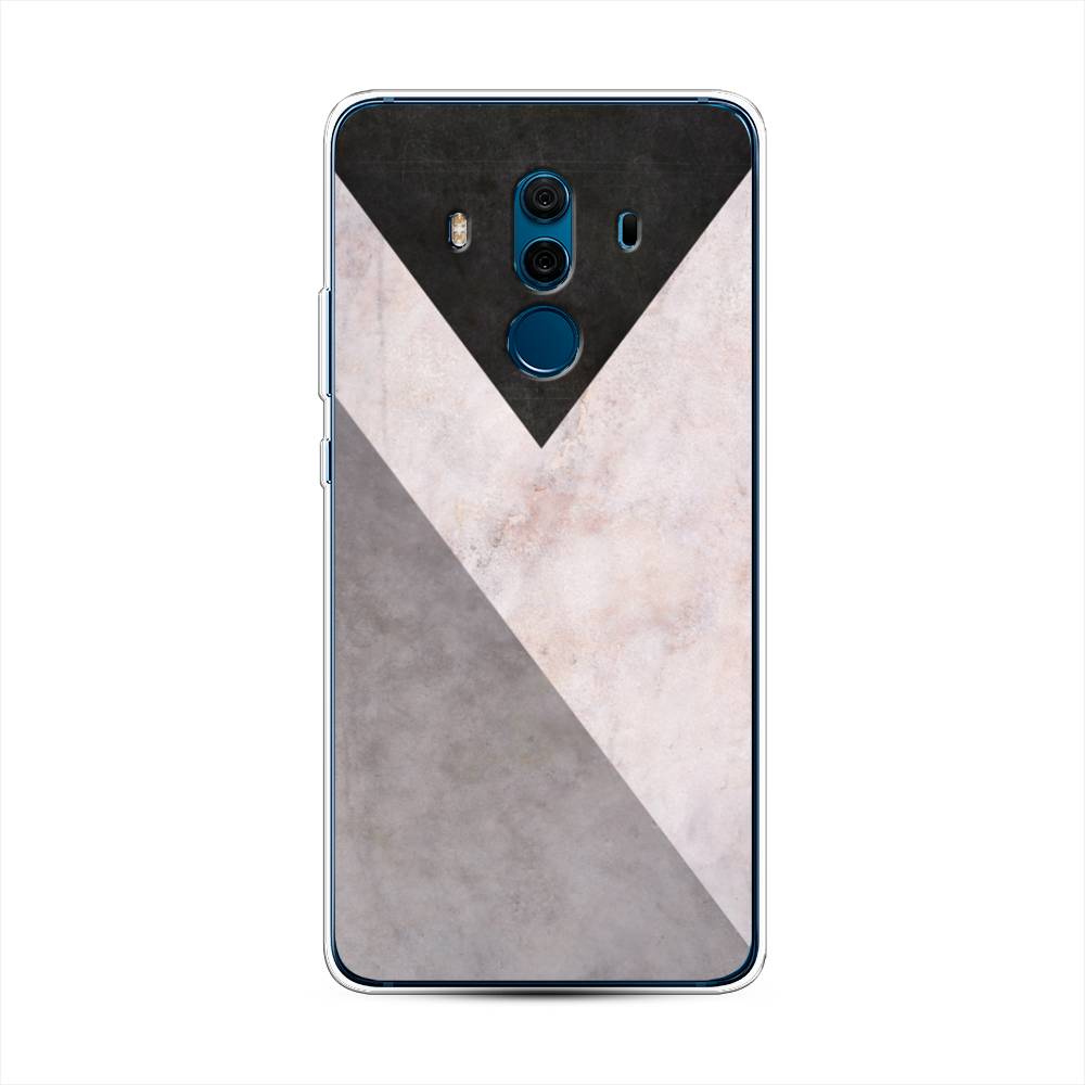 

Чехол Awog на Huawei Mate 10 Pro "Геометричный мрамор", Разноцветный, 63450-3