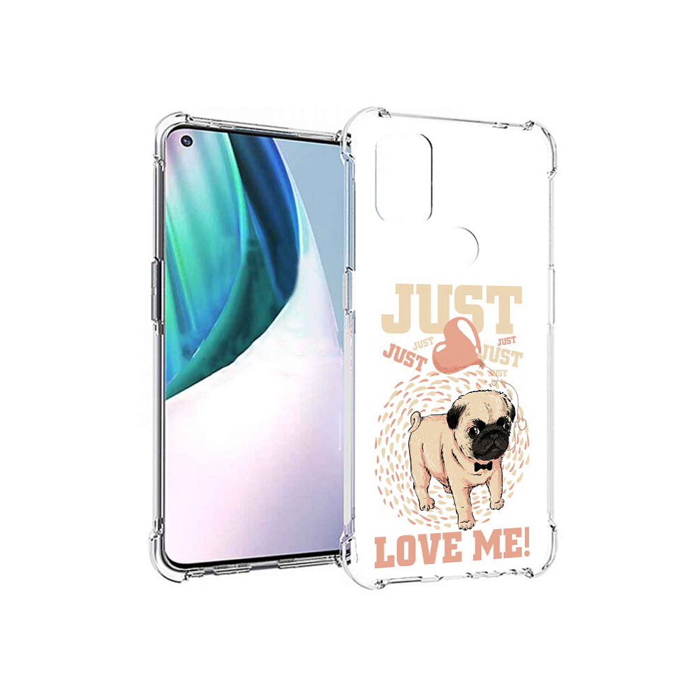 

Чехол MyPads Tocco для OnePlus Nord N10 5G Люби меня (PT227047.129.109), Прозрачный, Tocco