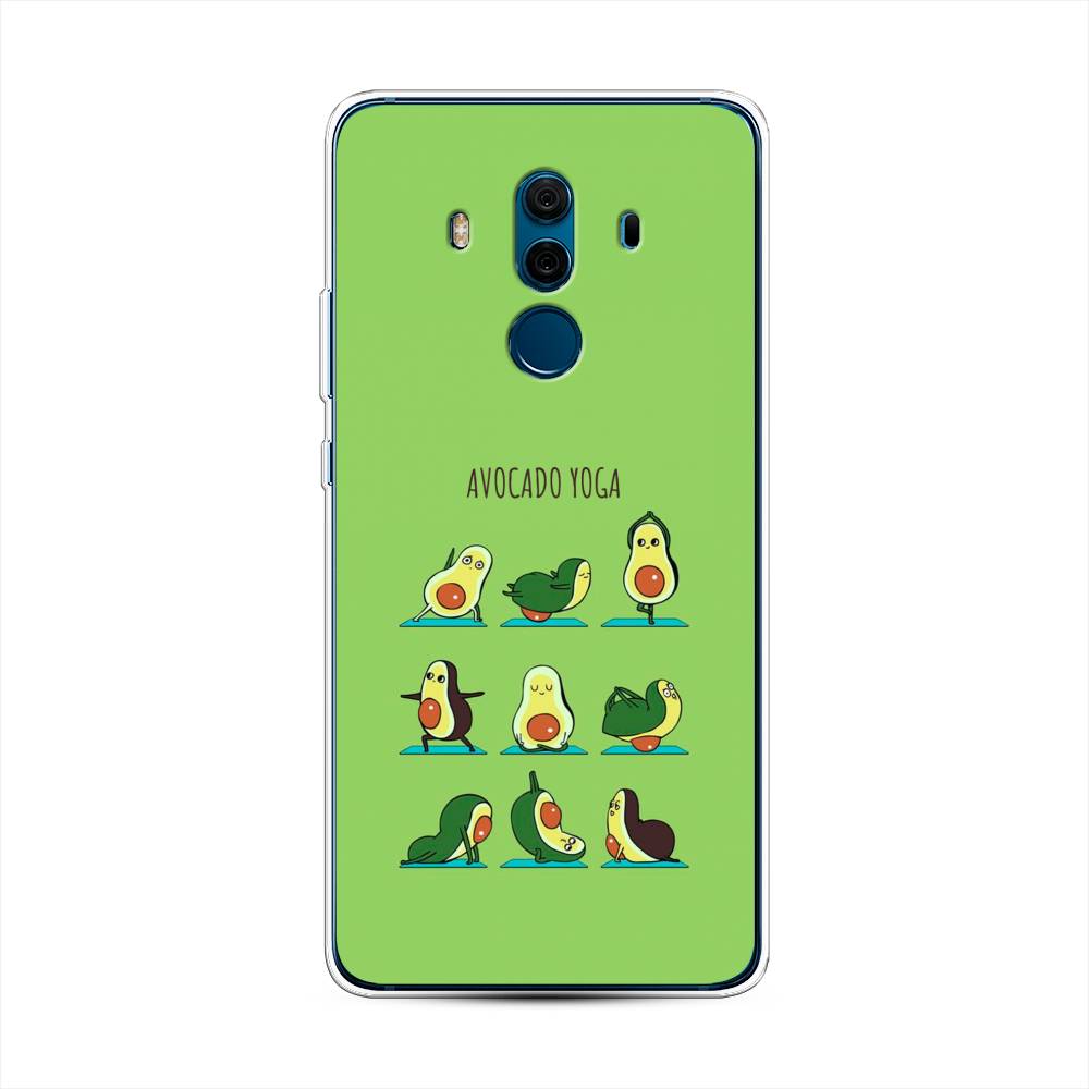 

Чехол Awog на Huawei Mate 10 Pro "Авокадо йога", Разноцветный, 63450-10