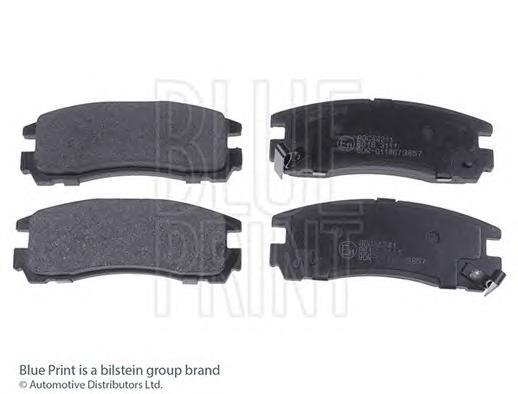 

Комплект тормозных колодок Blue Print ADC44241