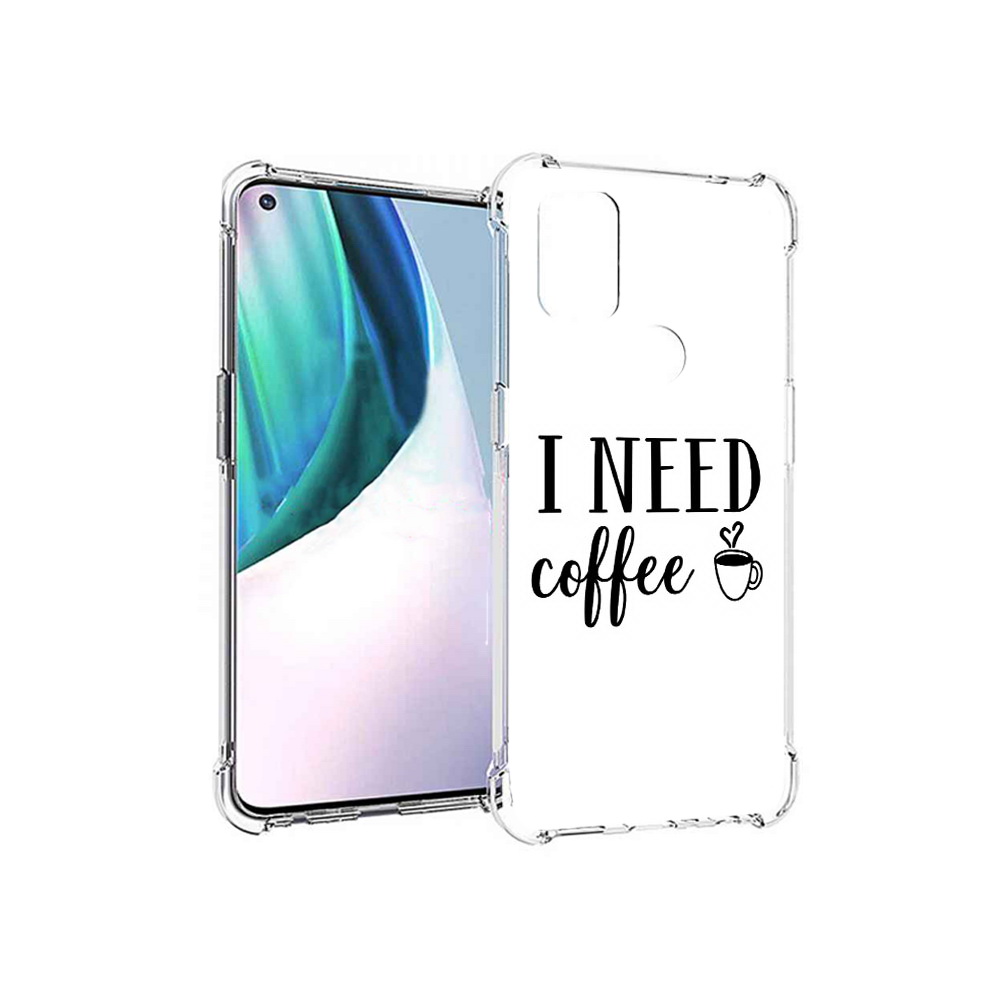 

Чехол MyPads Tocco для OnePlus Nord N10 5G Мне нужен кофе (PT227047.129.121), Прозрачный, Tocco