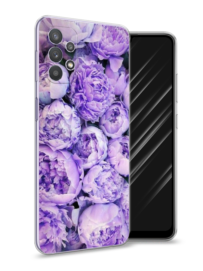 

Чехол Awog на Samsung Galaxy A32 / Самсунг A32 "Пионы сиреневые", Разноцветный, 2102050-8