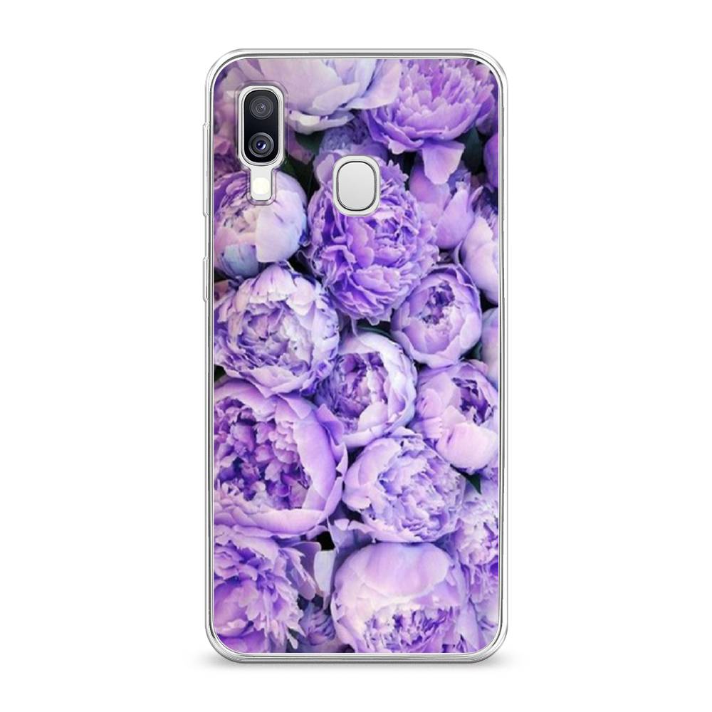 

Чехол Awog на Samsung Galaxy A40 "Пионы сиреневые", Разноцветный, 28050-8