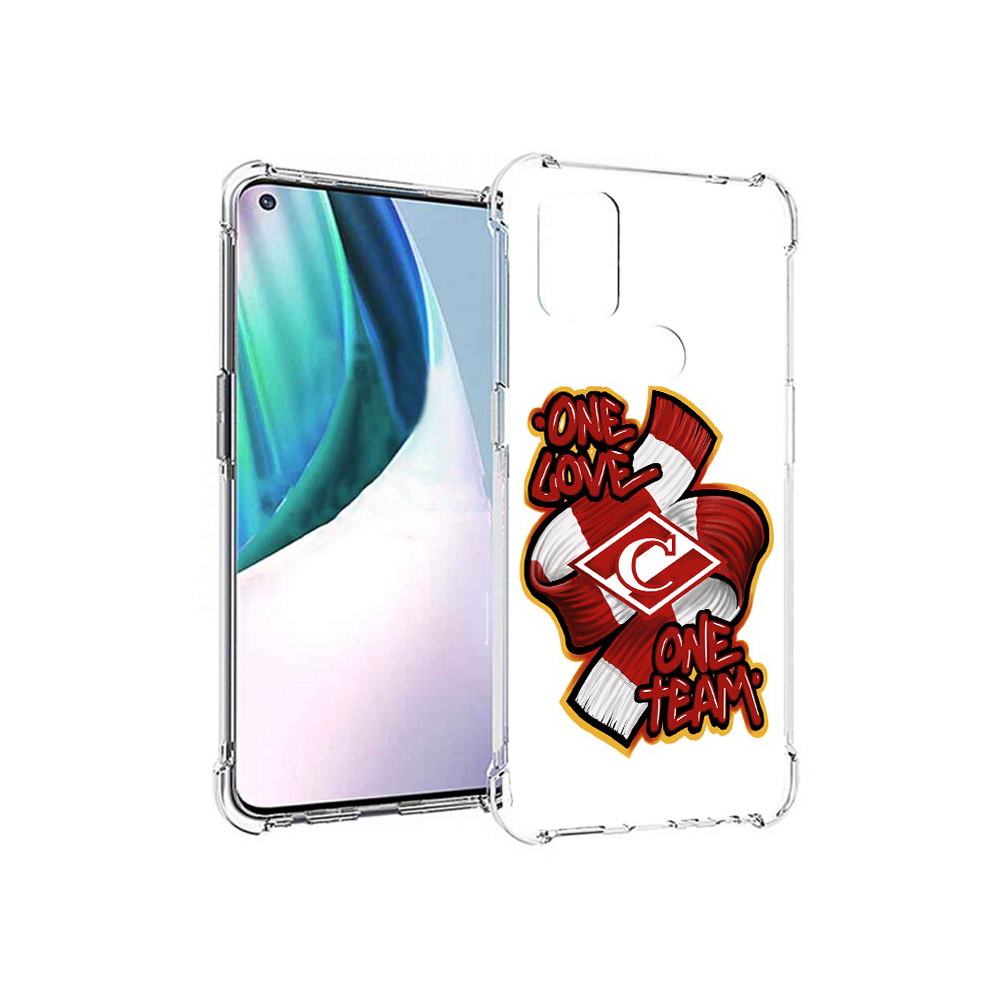 

Чехол MyPads Tocco для OnePlus Nord N10 5G Одна любовь-Спартак (PT227047.129.126), Прозрачный, Tocco