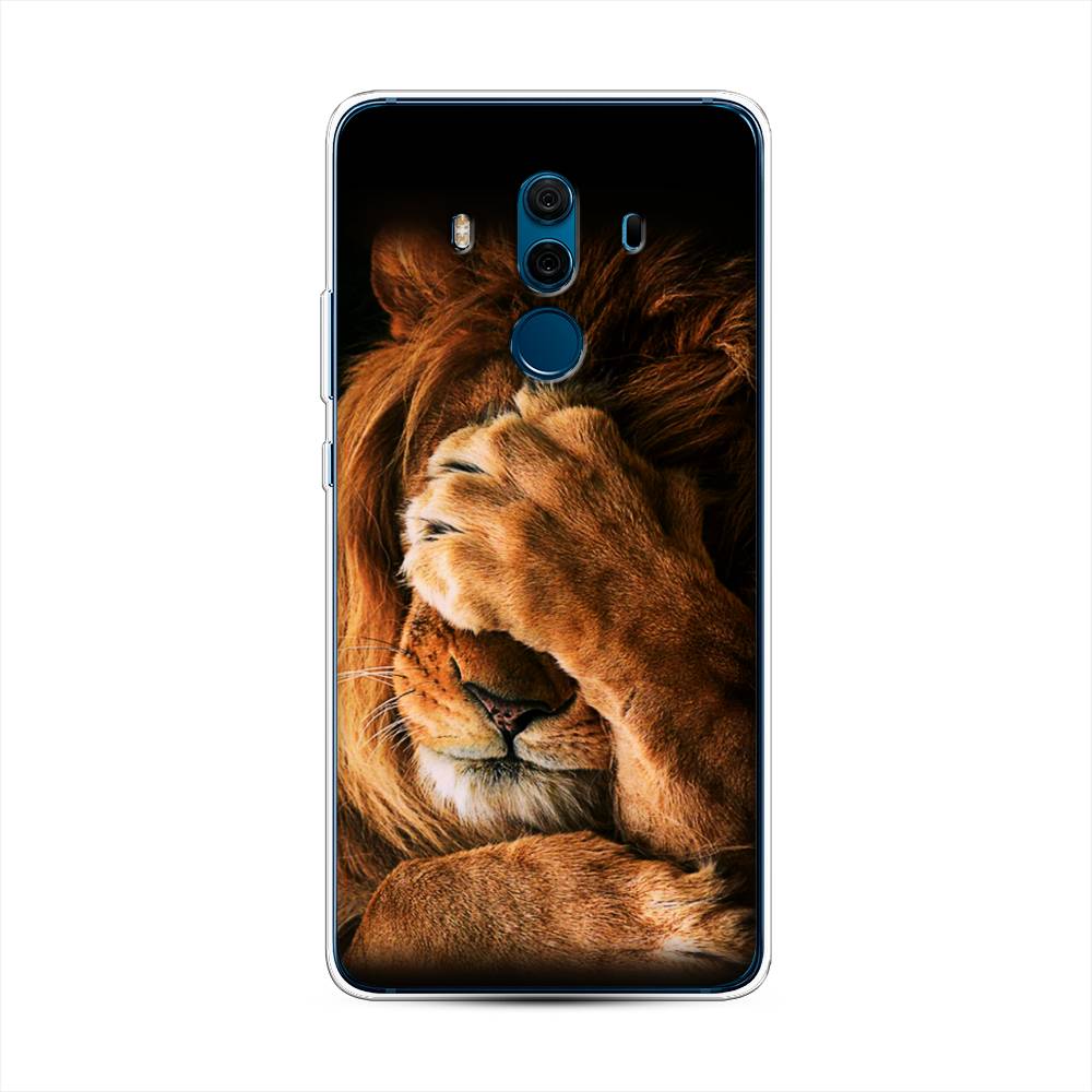 

Чехол Awog на Huawei Mate 10 Pro "Львиный стыд", Разноцветный, 63450-1