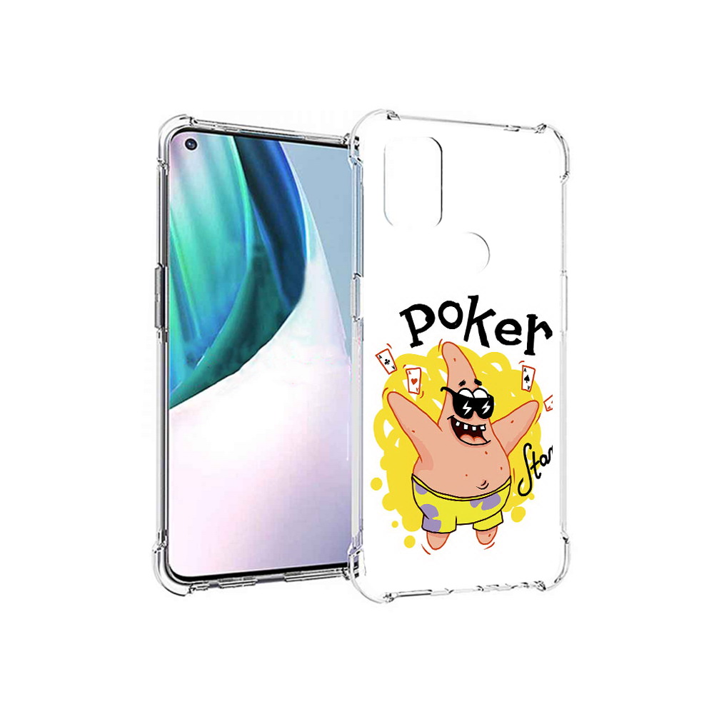 

Чехол MyPads Tocco для OnePlus Nord N10 5G Патрик (PT227047.129.133), Прозрачный, Tocco