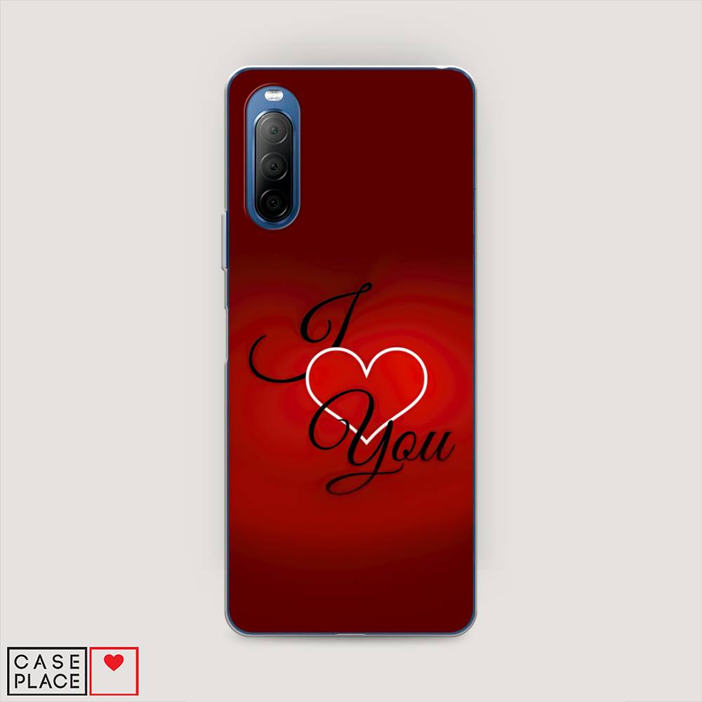

Чехол Awog на Sony Xperia 10 II "I love you 3", Разноцветный, 54650-6