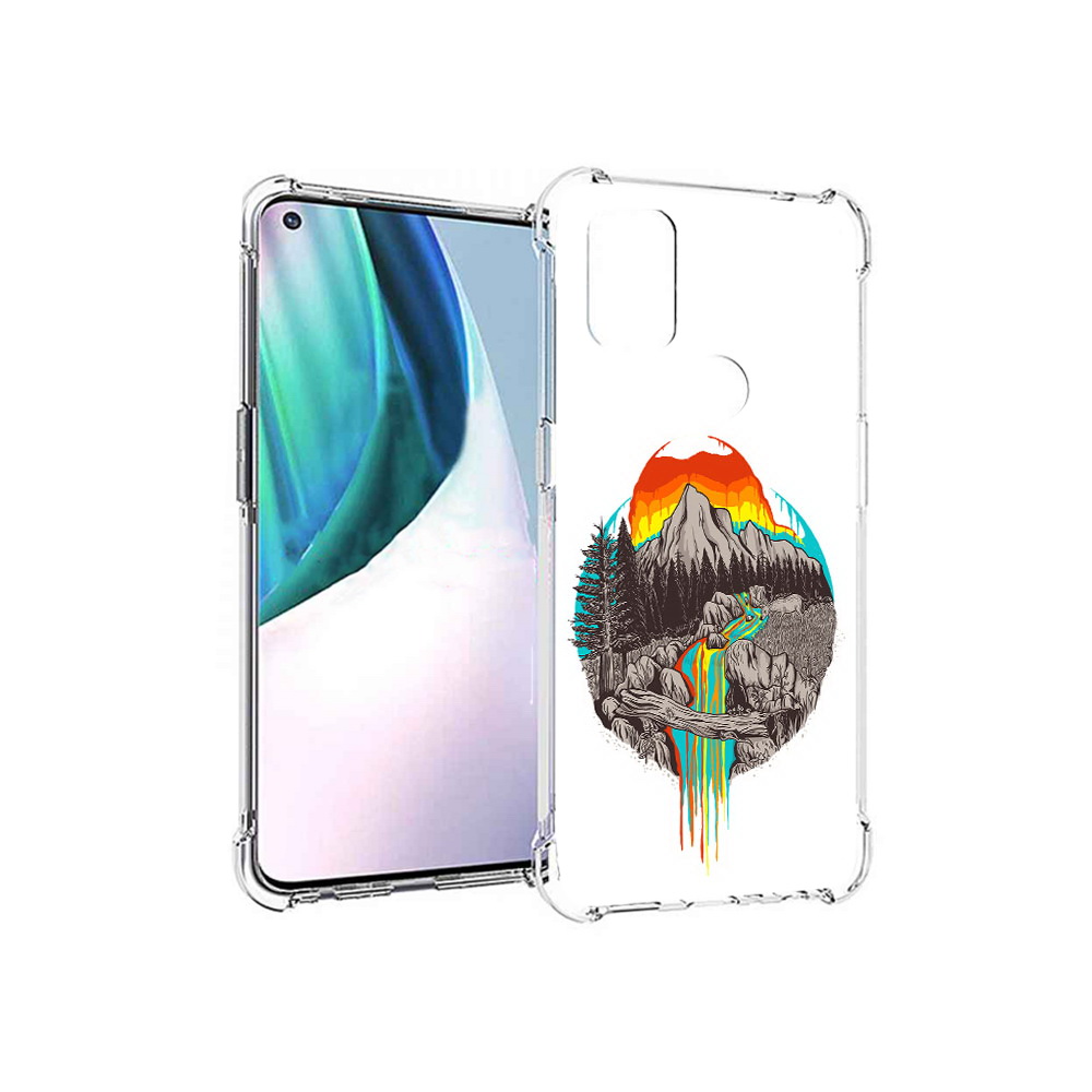 

Чехол MyPads Tocco для OnePlus Nord N10 5G Радужный водопад (PT227047.129.144), Прозрачный, Tocco