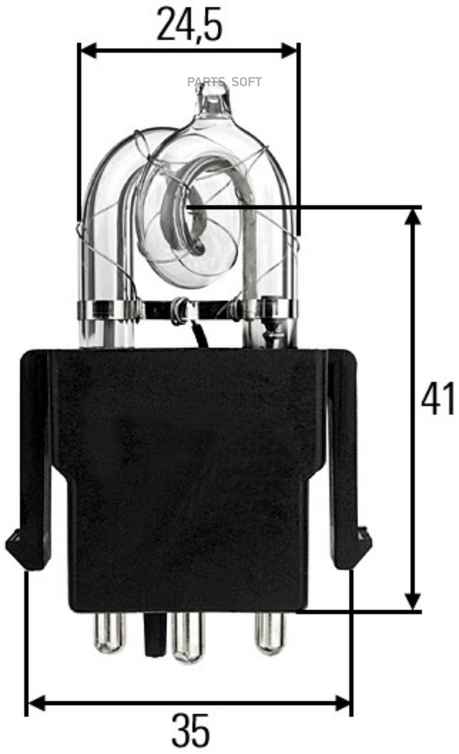 Лампа Ксеноновая D1s 4300k Hella 1 Шт. В Индивидуальной Упаковке 8gs178560-801 HELLA PAGID