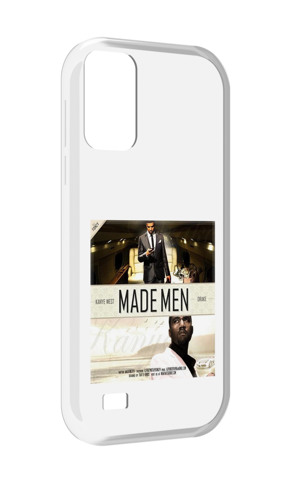 

Чехол MyPads Kanye West & Drake - Made Men для Oukitel C31, Прозрачный, Tocco