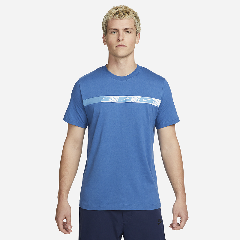 Футболка мужская Nike DM4675-407 голубая XL