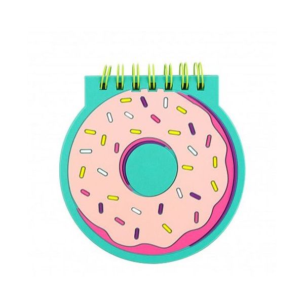

Kawaii Factory Блокнотл Kawaii Factory с резиновой обложкой Пончик мультиколор