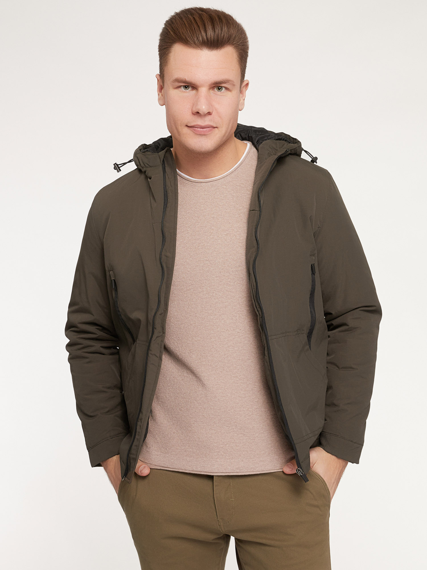 

Куртка мужская oodji 1B515003M зеленая M, Зеленый, 1B515003M
