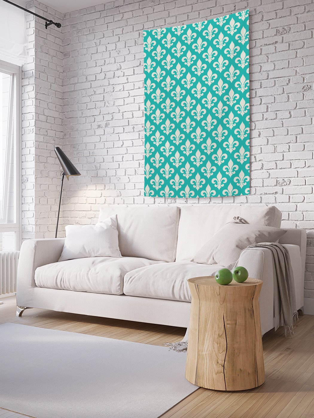 

Вертикальное фотопанно на стену JoyArty Классическая геральдическая лилия 150x200 см, Классическая геральдическая лилия