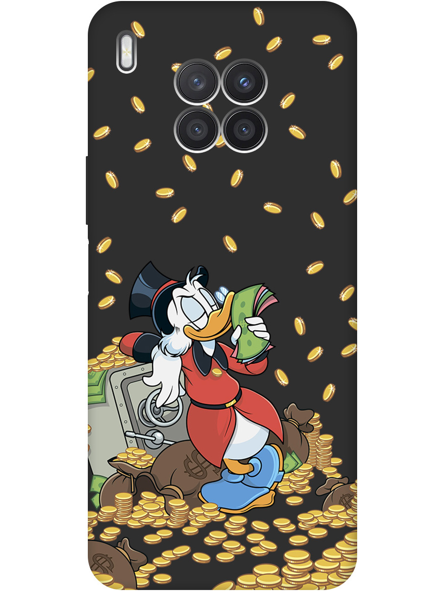 

Силиконовый чехол на Honor 50 Lite, Huawei Nova 8i с принтом матовый черный 790871, Черный;белый;красный, 732493871