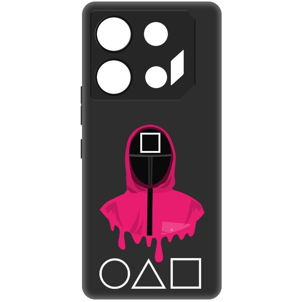 

Чехол-накладка Krutoff Soft Case Игра в кальмара-Начальник для Infinix GT 10 Pro черный