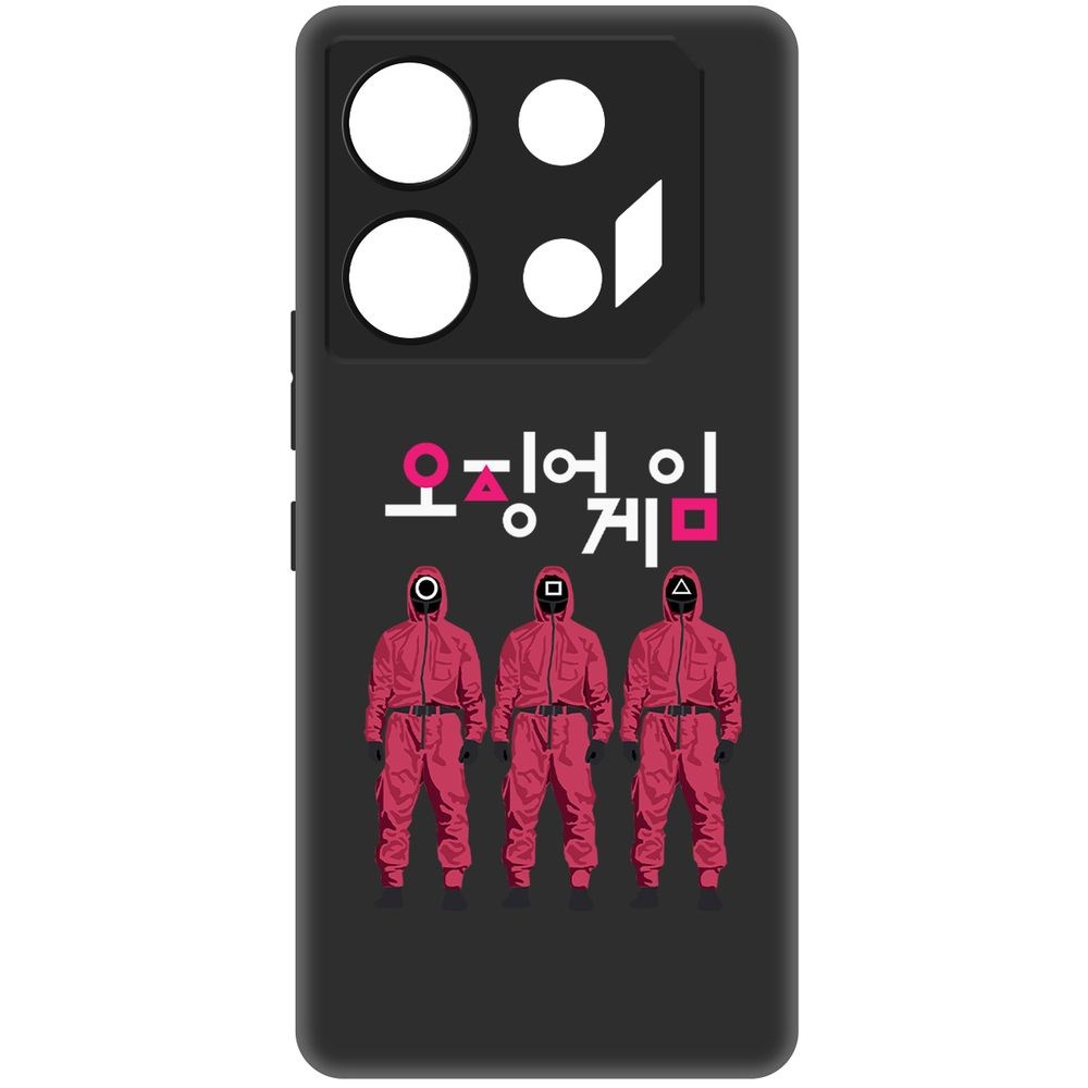 

Чехол-накладка Krutoff Soft Case Игра в кальмара-Персонал для INFINIX GT 10 Pro черный