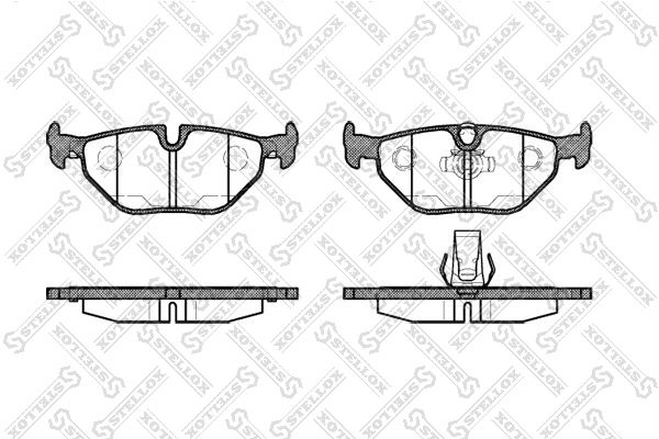 

Комплект Тормозных Дисковых Колодок Stellox 276 015B-Sx Stellox 276015bsx